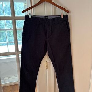 J. Crew Black Chinos Classic Straight-Leg